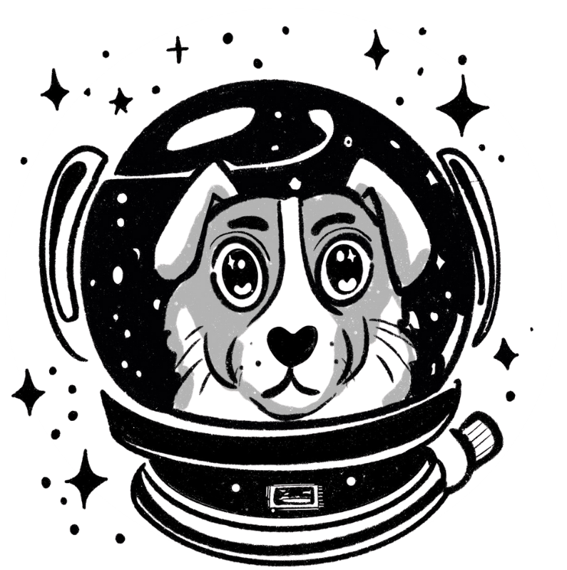 Ilustración de Laika